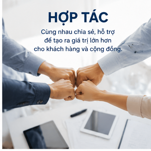 Giá trị cốt lõi: Hợp tác