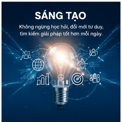 Giá trị cốt lõi: Sáng tạo