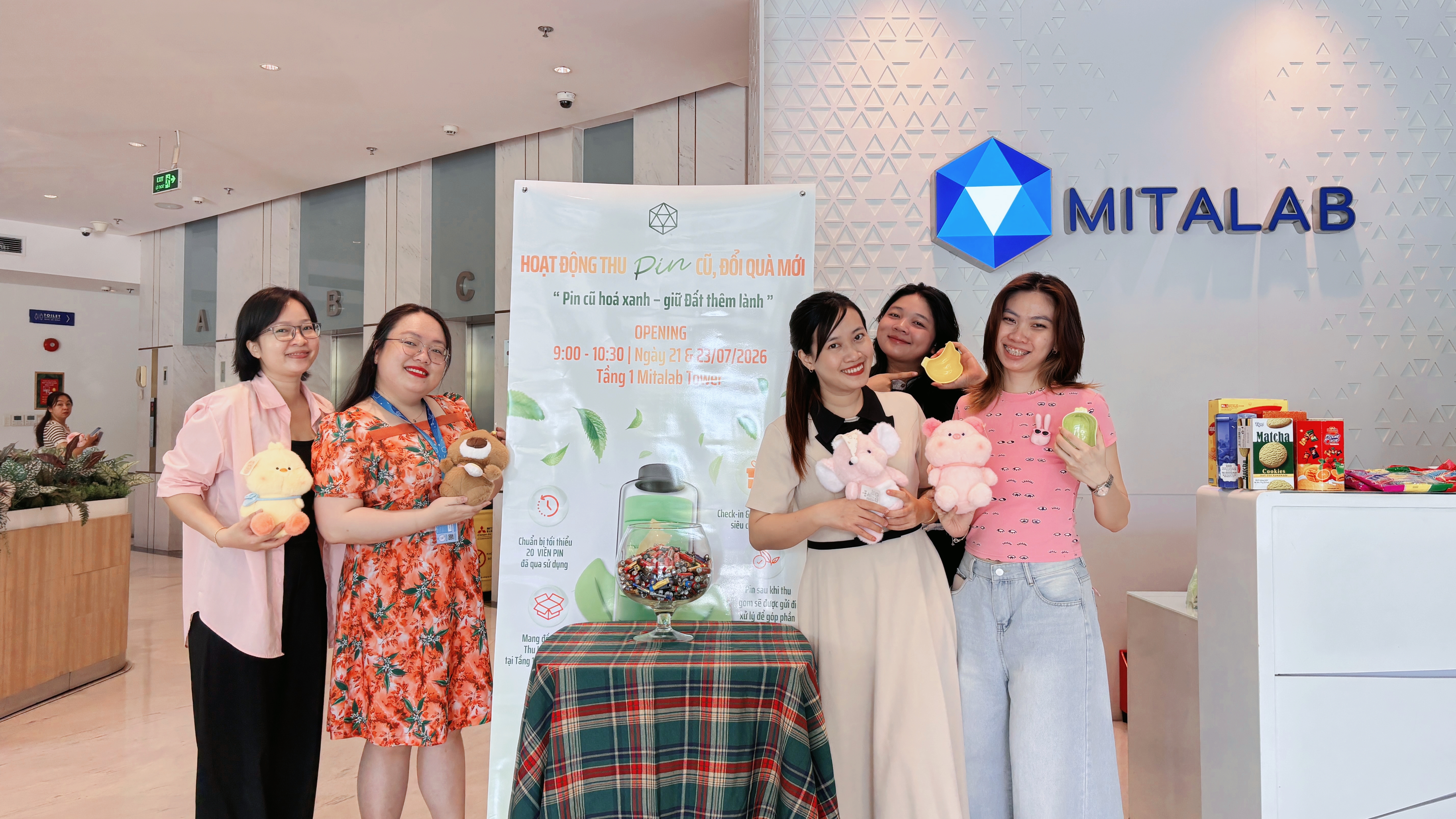 HOẠT ĐỘNG “THU PIN CŨ – ĐỔI QUÀ MỚI” ĐỢT 2 TẠI CHI NHÁNH TP. HCM